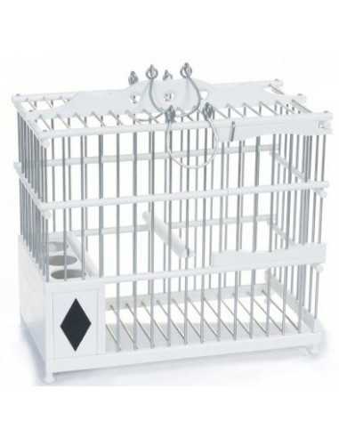 Malaga PVC birdcage white