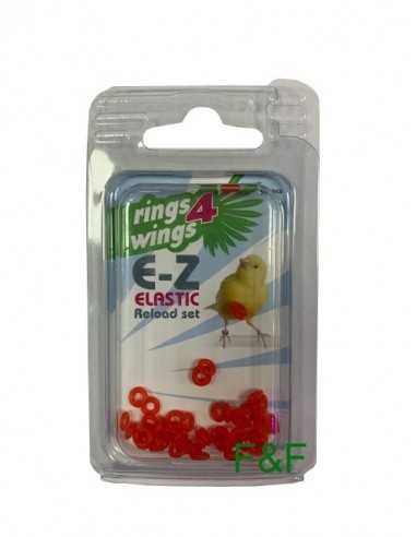 Elastischer Ring 3mm  rot Rings4Wings