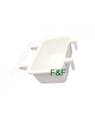 White interior biscuit feeder