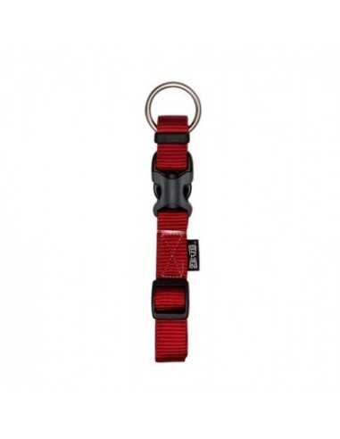 Collar Naylon Liso rojo Zeus