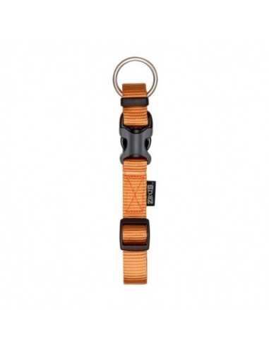 Collier Naylon Lisse Orange Zeus