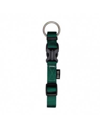 Collar Naylon Liso verde Zeus