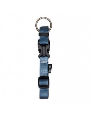 Collier Naylon Lisse bleu Zeus