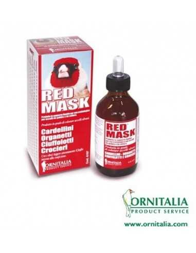 Red mask ornitalia