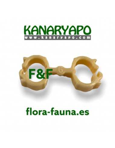 Bracciale a doppia gamba intrecciata Kanaryapo N 6