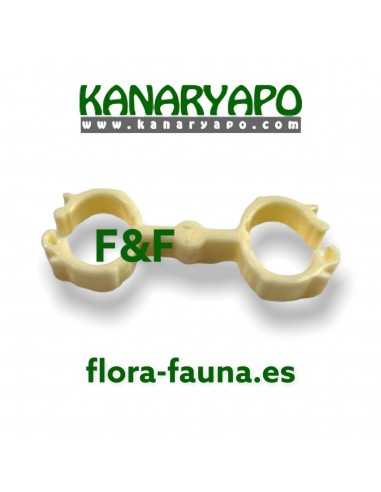 Bracciale a doppia gamba intrecciata Kanaryapo N 7