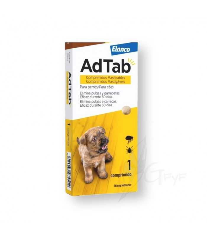 Ad Tab Antiparasitaire pour chiens de 1,30 à 2,50 kg