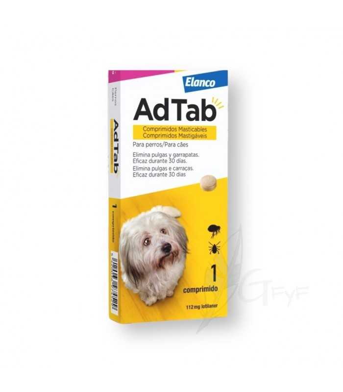 Ad Tab Antiparasitaire pour chiens de 2,50 à 5,50 kg