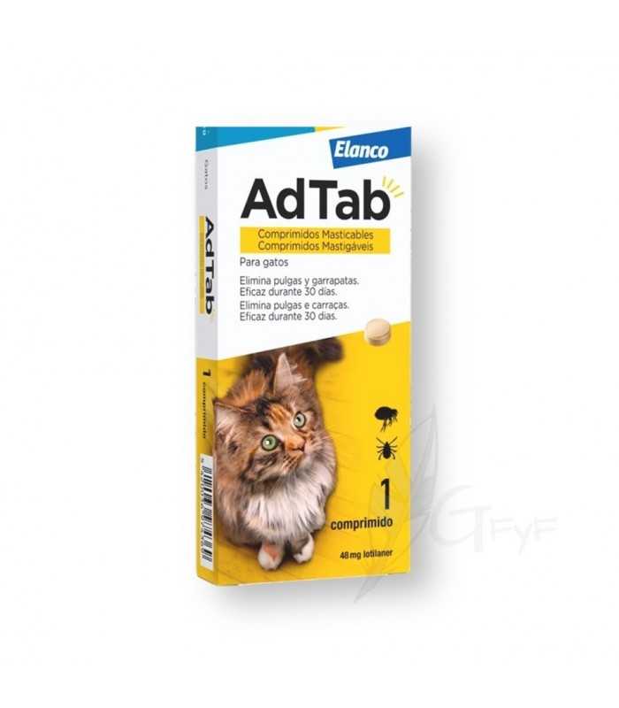 Ad Tab Antiparasitaire Chats de 2 à 8 kg