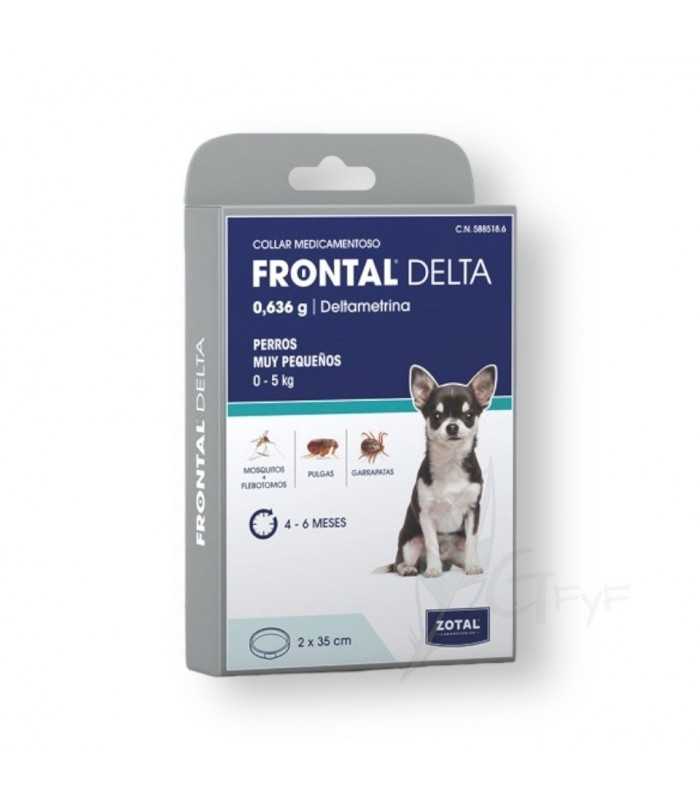 Frontal Delta Collar Antiparasitario 35 cm ZOTAL