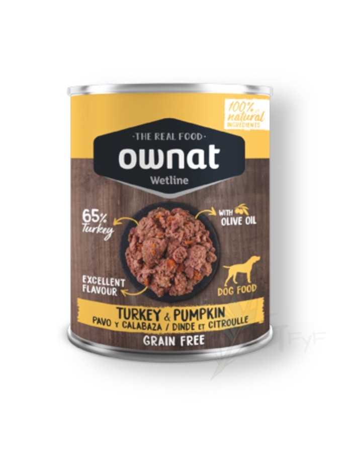 OWNAT Latas para perros pavo y calabaza