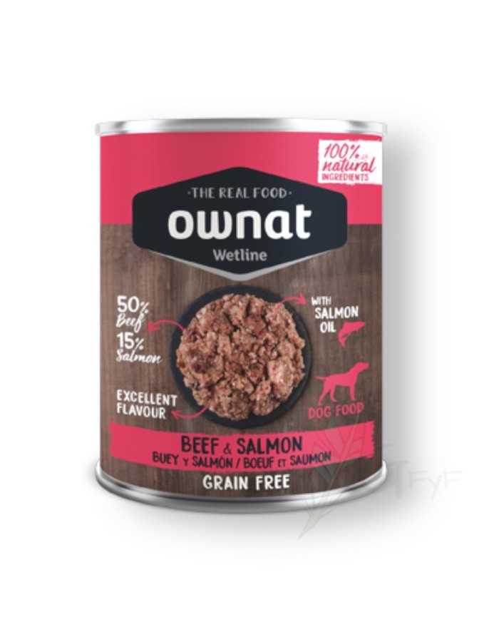 Boîtes pour chiens Ox et saumon Ownat