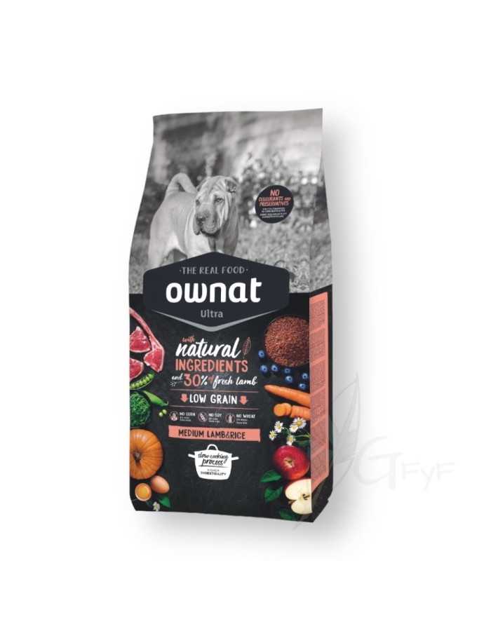 OWNAT ULTRA Medium Lamb & Rice (Super premio)