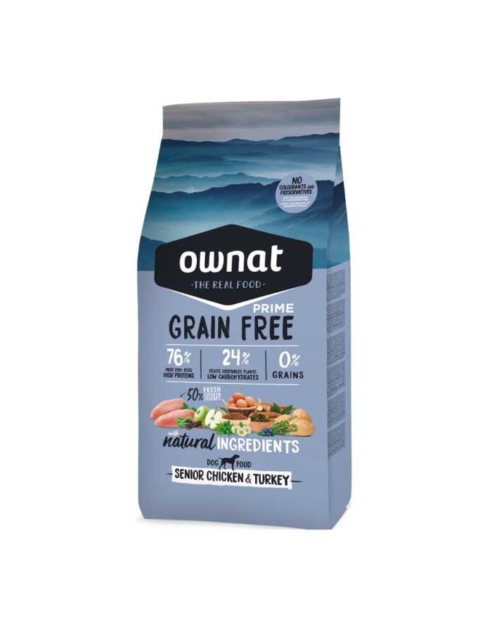 OWNAT PRIME Grain Free Senior Chiken & Turkey