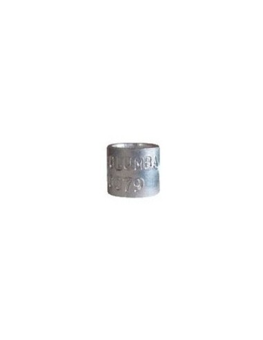 Fermé colombe de bague en aluminium (8mm).