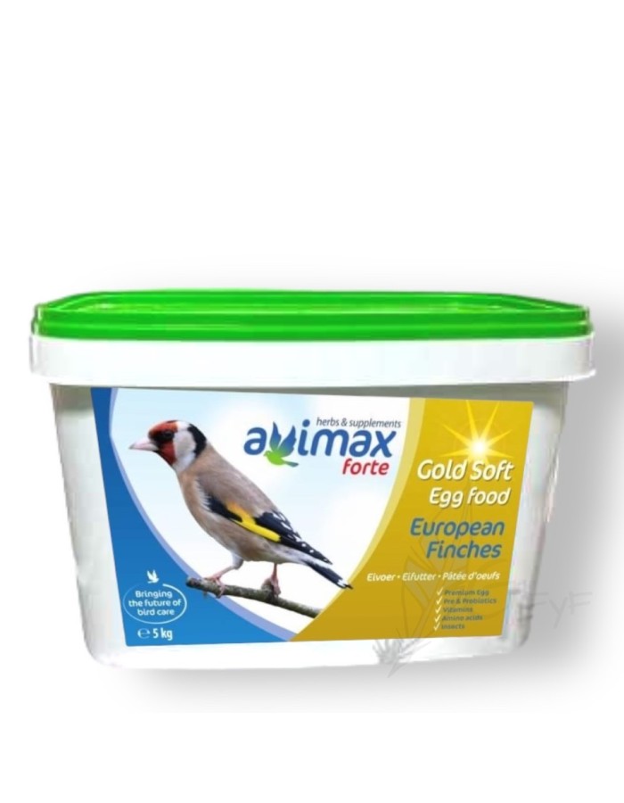 Gold Soft European finches 5 Kg Avimax Forte