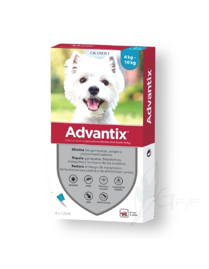 Advantix Antiparasitenpipette 4-10kg