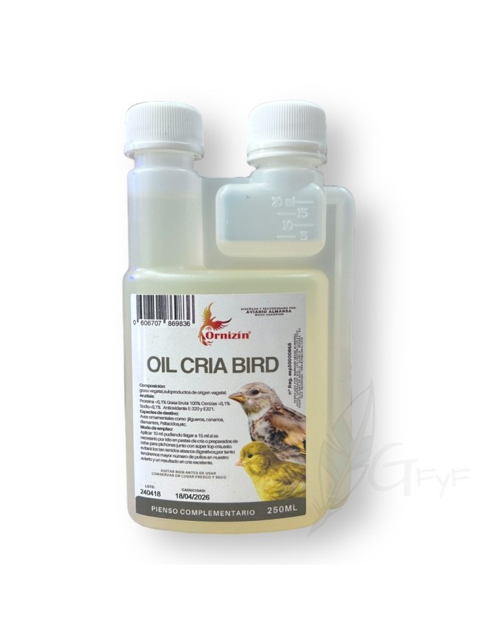 Oil cría Bird Ornizin