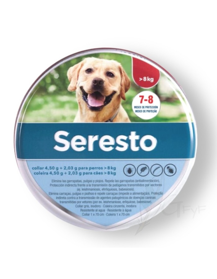 Seresto collar perro más de 8kg Elanco