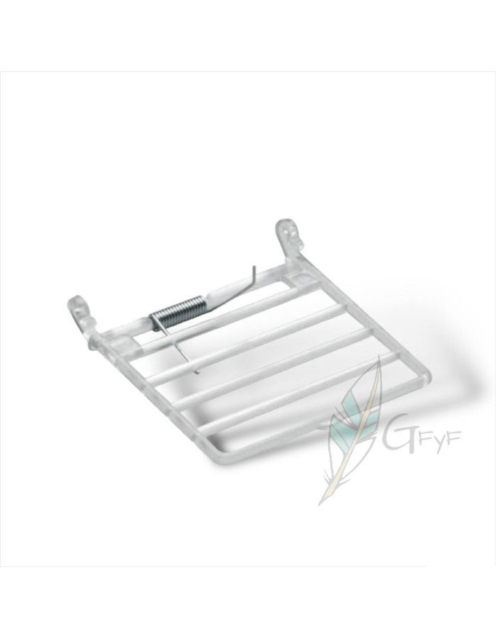 Porte en plastique pour cage en fer à ouverture horizontale  art 089 2GR