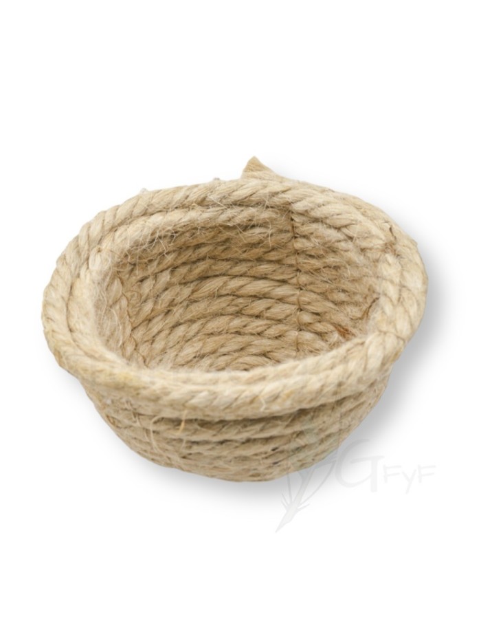 Jute-Nest 10  cm