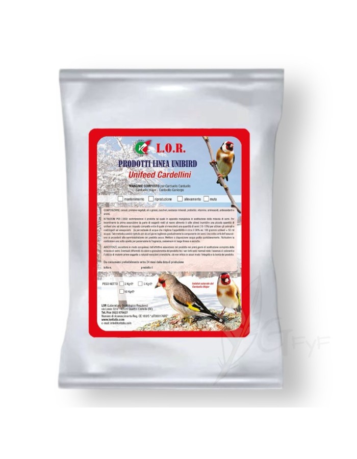 LOR goldfinch preparation for breeding Unifeed